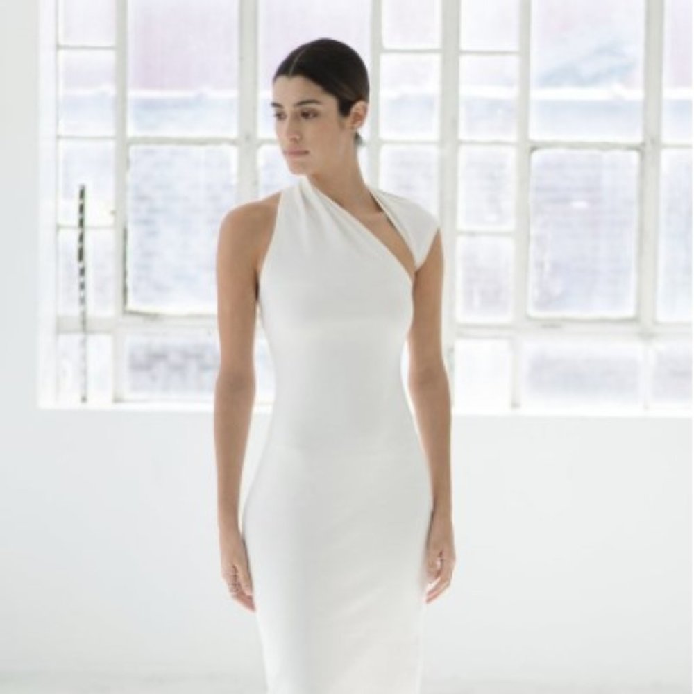 Marcellamoda NYC midi asymmetric Sophia dress NWT